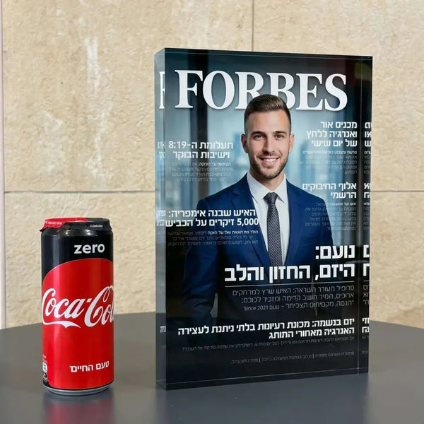 בלוק אקרילי ענק מודפס – מתנה יוקרתית Monograma