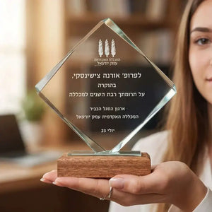 Diamond shape CRYSTAL AWARD