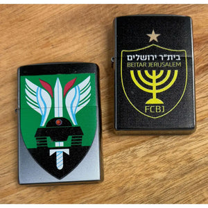 מצית זיפו עם תג יחידה Monograma