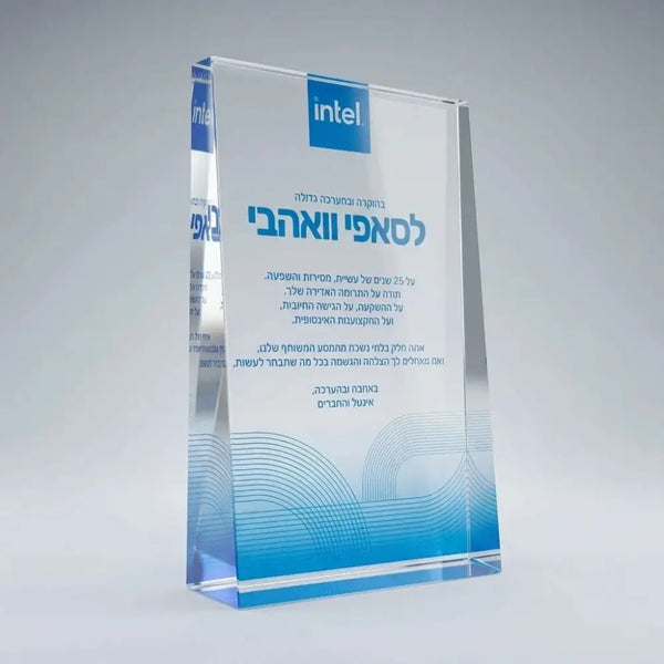 מגן הוקרה אנכי דגם TRI קטן