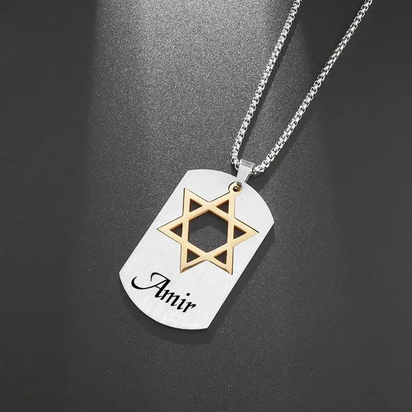 תליון רודיאום יוקרתי ’NEVER FORGET’